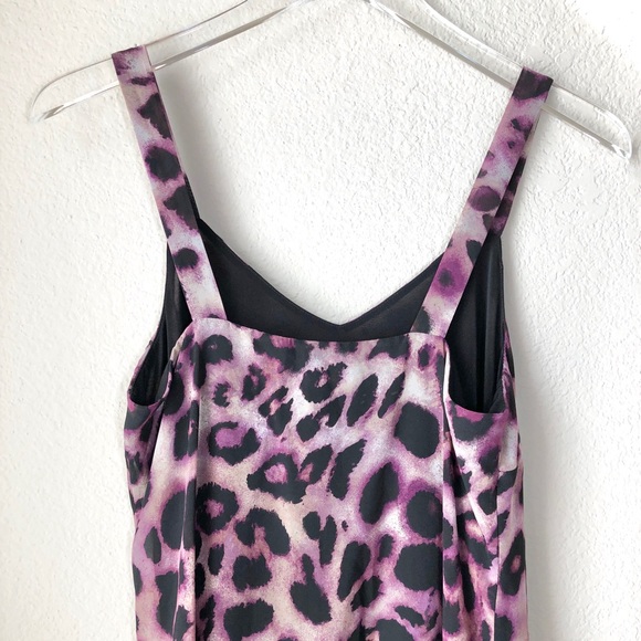 SOMA Purple Animal Print Gown - Picture 3 of 5